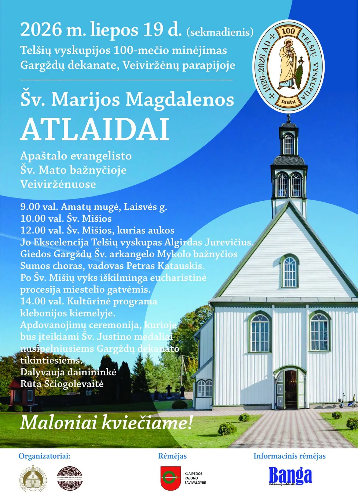 Šv. Marijos Magdalenos ATLAIDAI