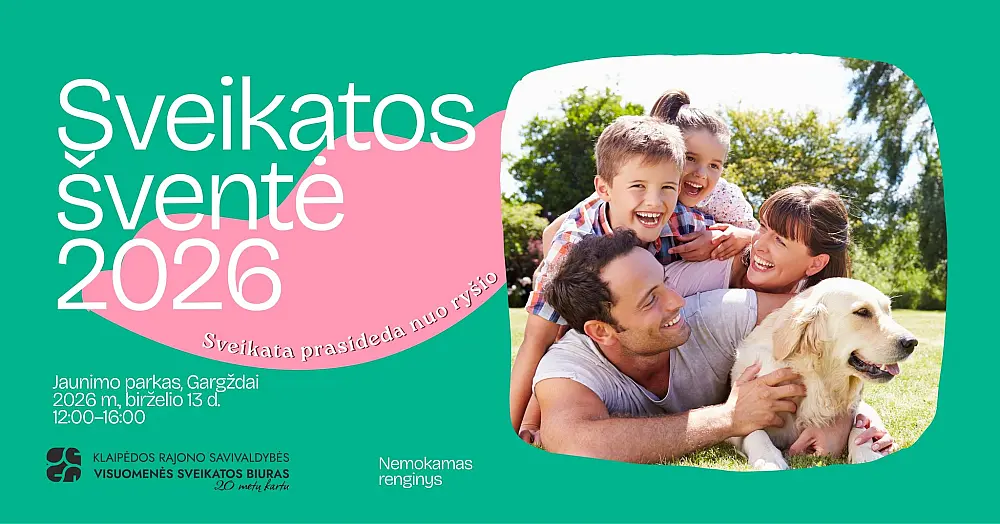 Sveikatos švente 2026 Gargžduose