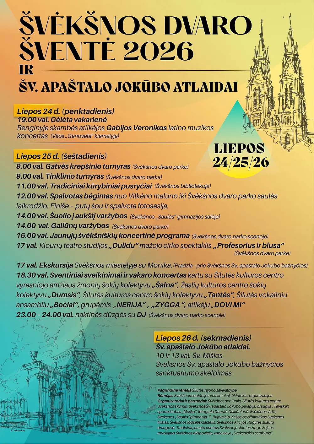 ŠVĖKŠNOS DVARO ŠVENTĖ 2026 + PROGRAMA