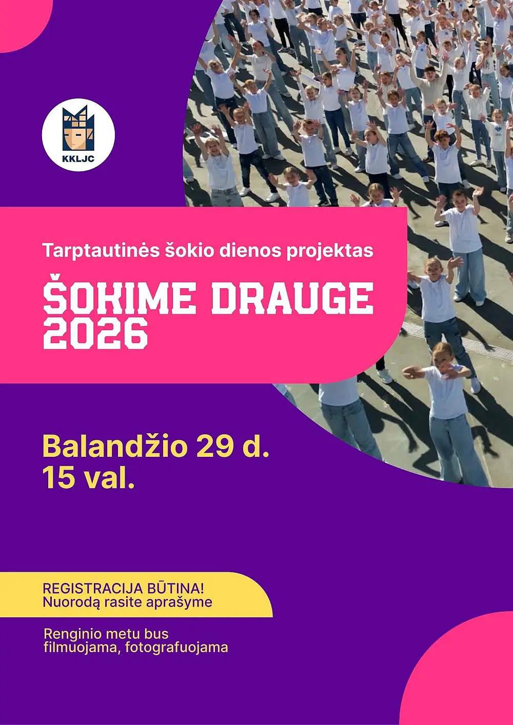 Tarptautinės šokio dienos "Šokime drauge 2026"