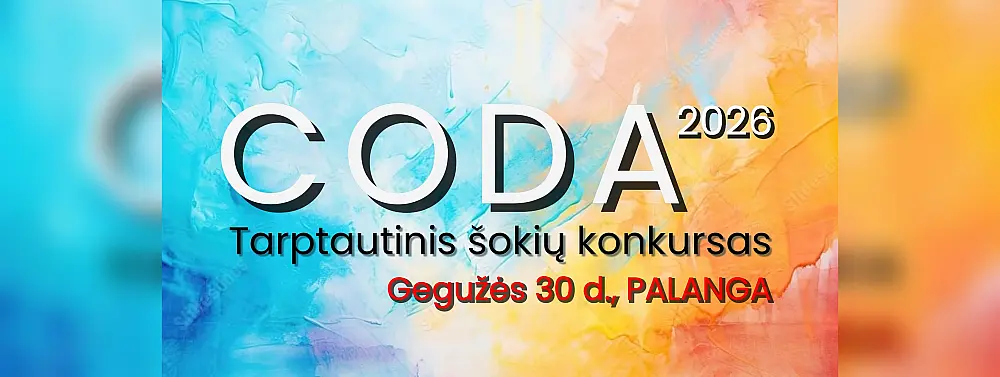 Tarptautinis šokių konkursas CODA 2026