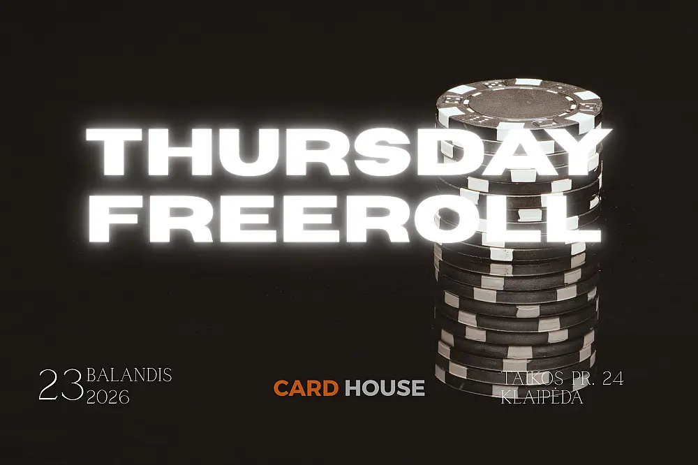 Thursday freeroll / Sportinis Pokeris Klaipėdoje