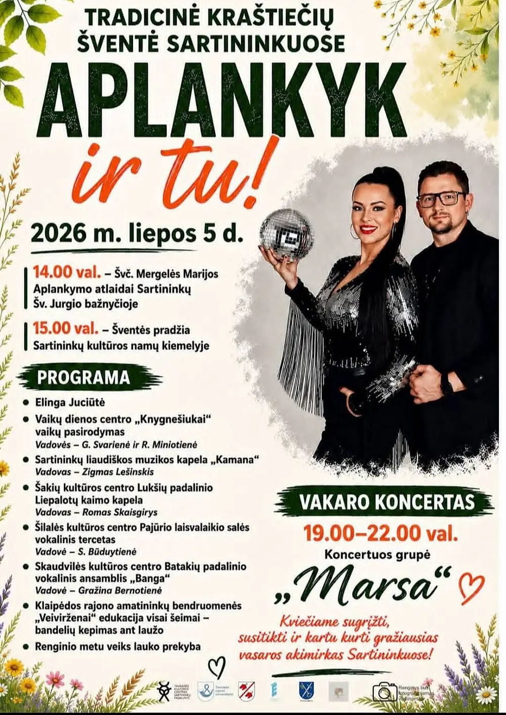 Tradicinė kraštiečių šventė Sartininkuose