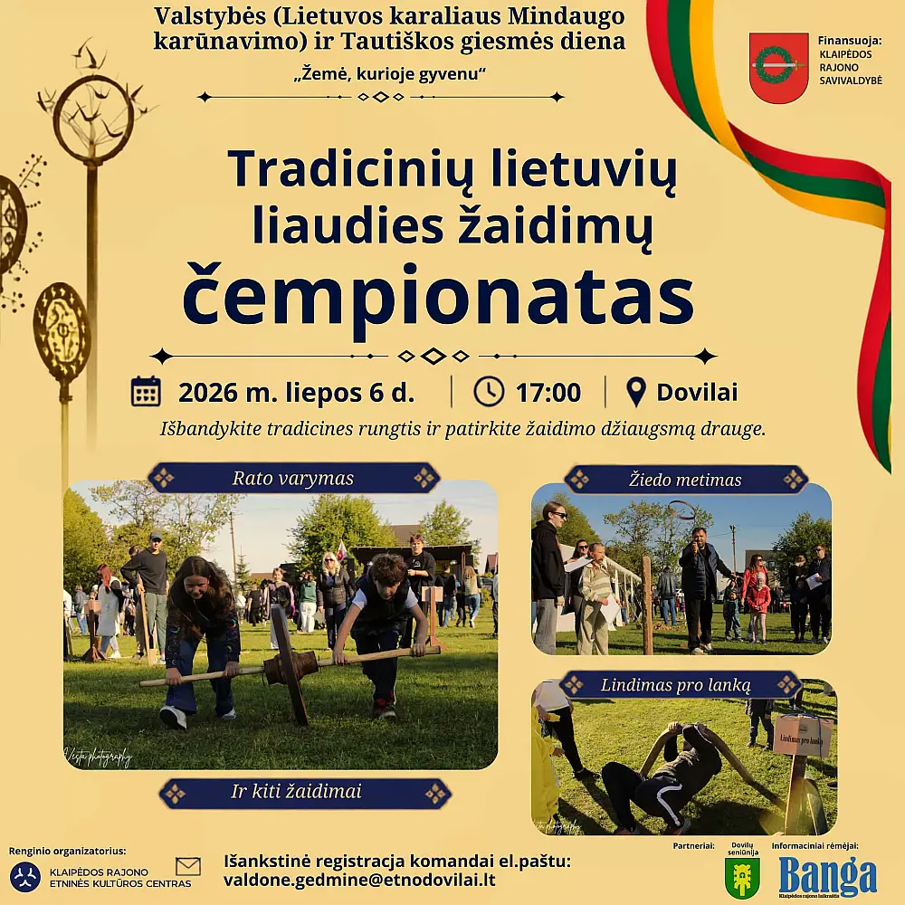 Tradicinių lietuvių liaudies žaidimų čempionatas!