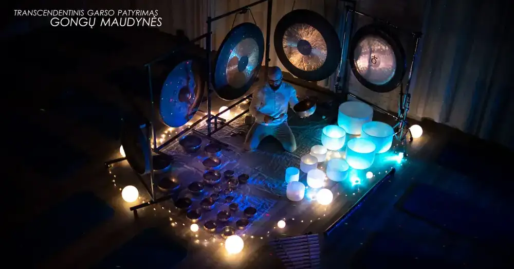 Transcendentinis garso patyrimas - gongų maudynės Klaipėdoje!