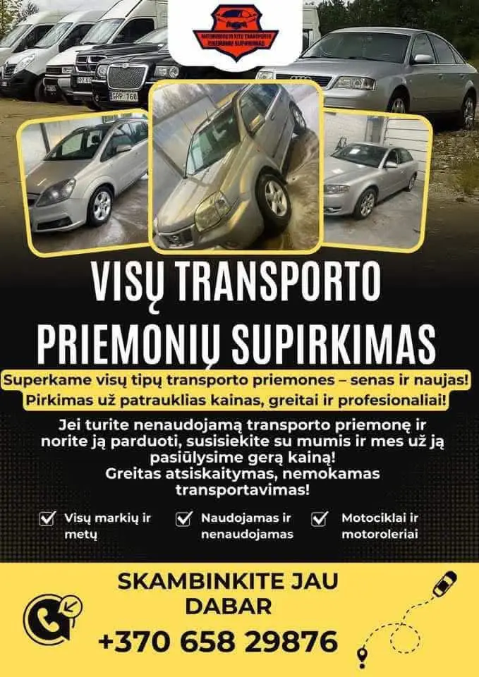 TRANSPORTO SUPIRKIMAS