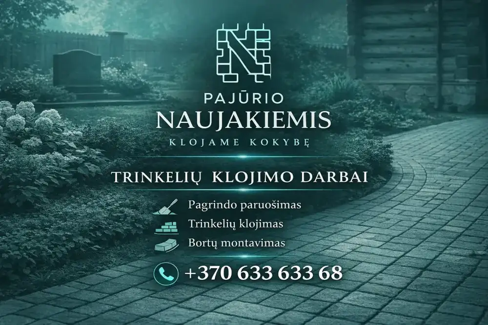 Trinkelių klojimo darbai!