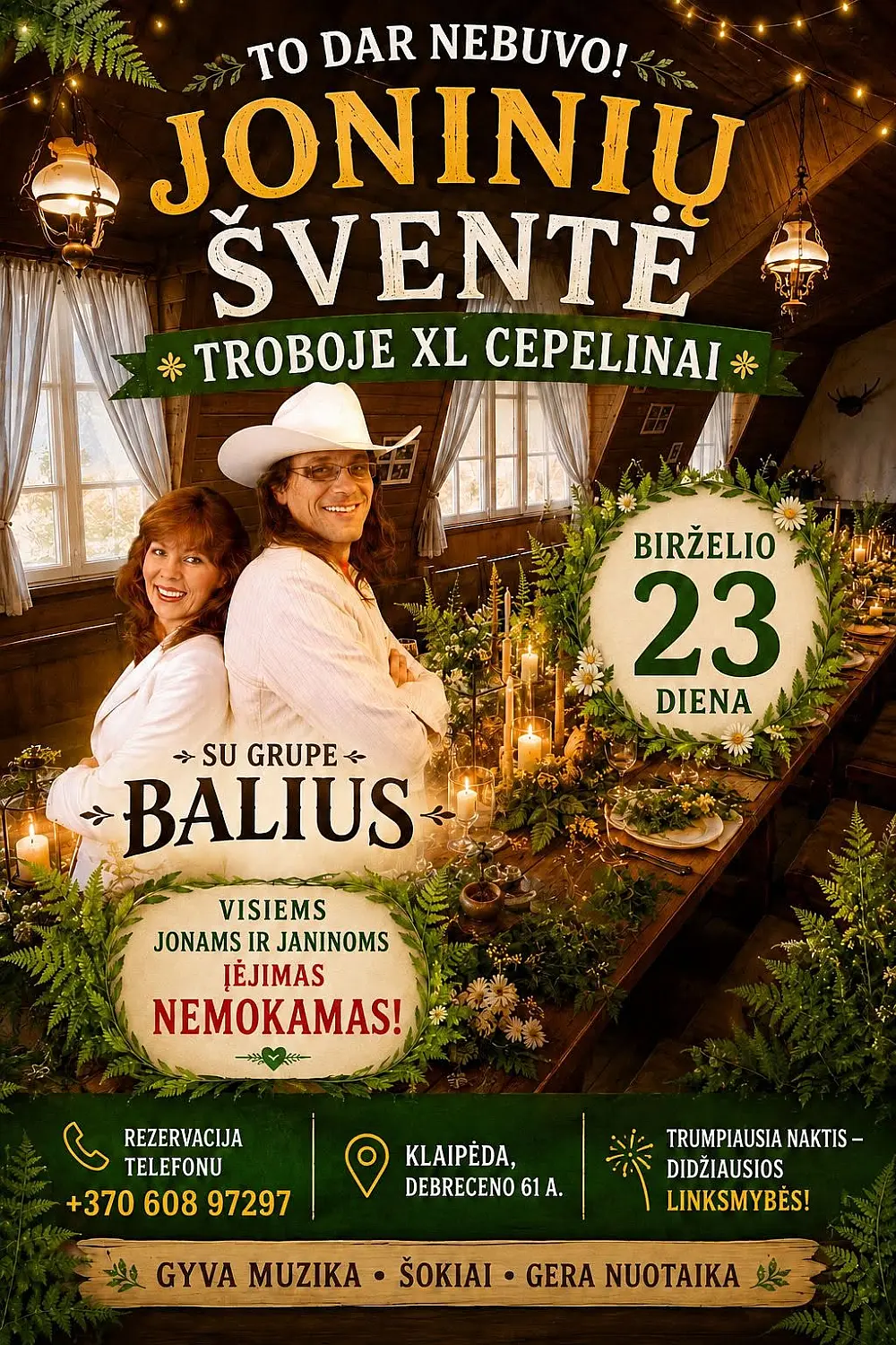 TROBA XL CEPELINAI - JONINĖS "BALIUS"