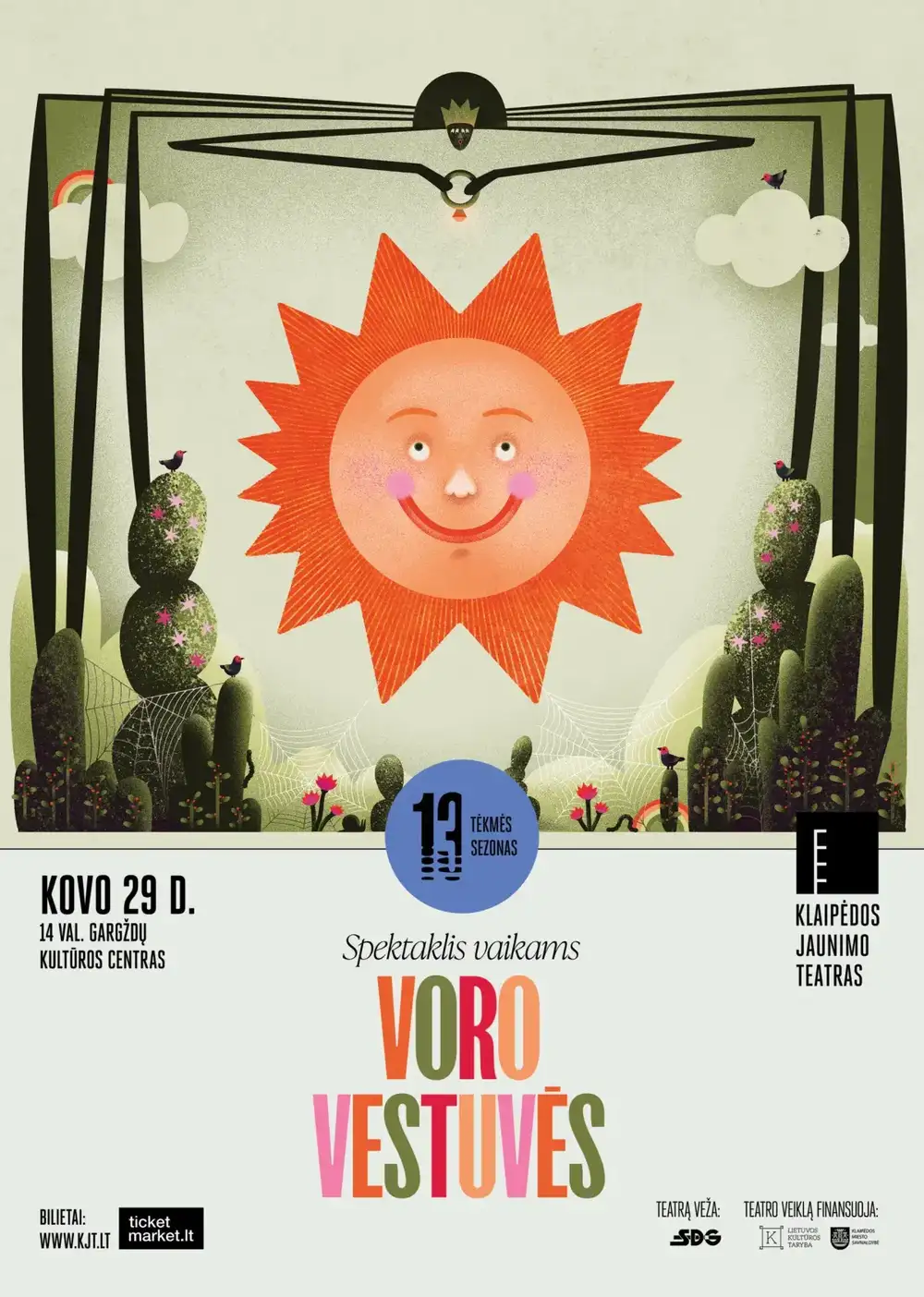 Vaikiškas spektaklis „Voro vestuvės“