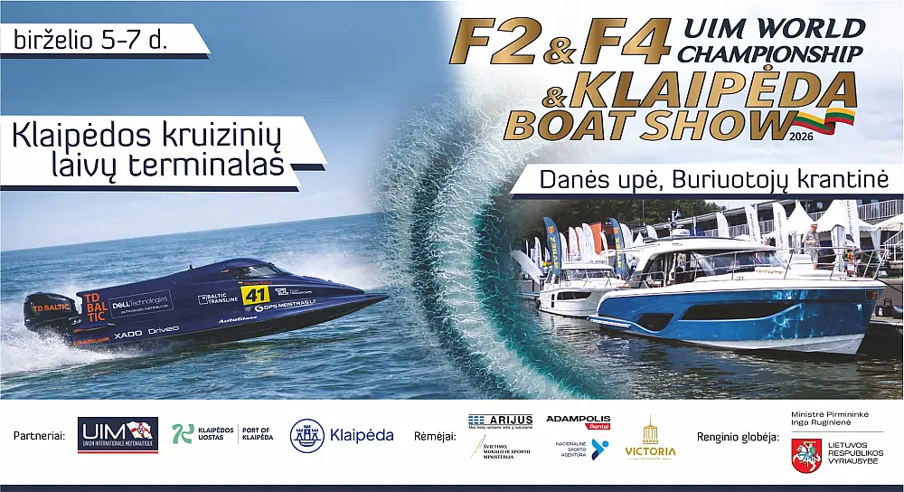 Vandens Formulių Pasaulio Čempionatas & Klaipėda Boat Show 2026