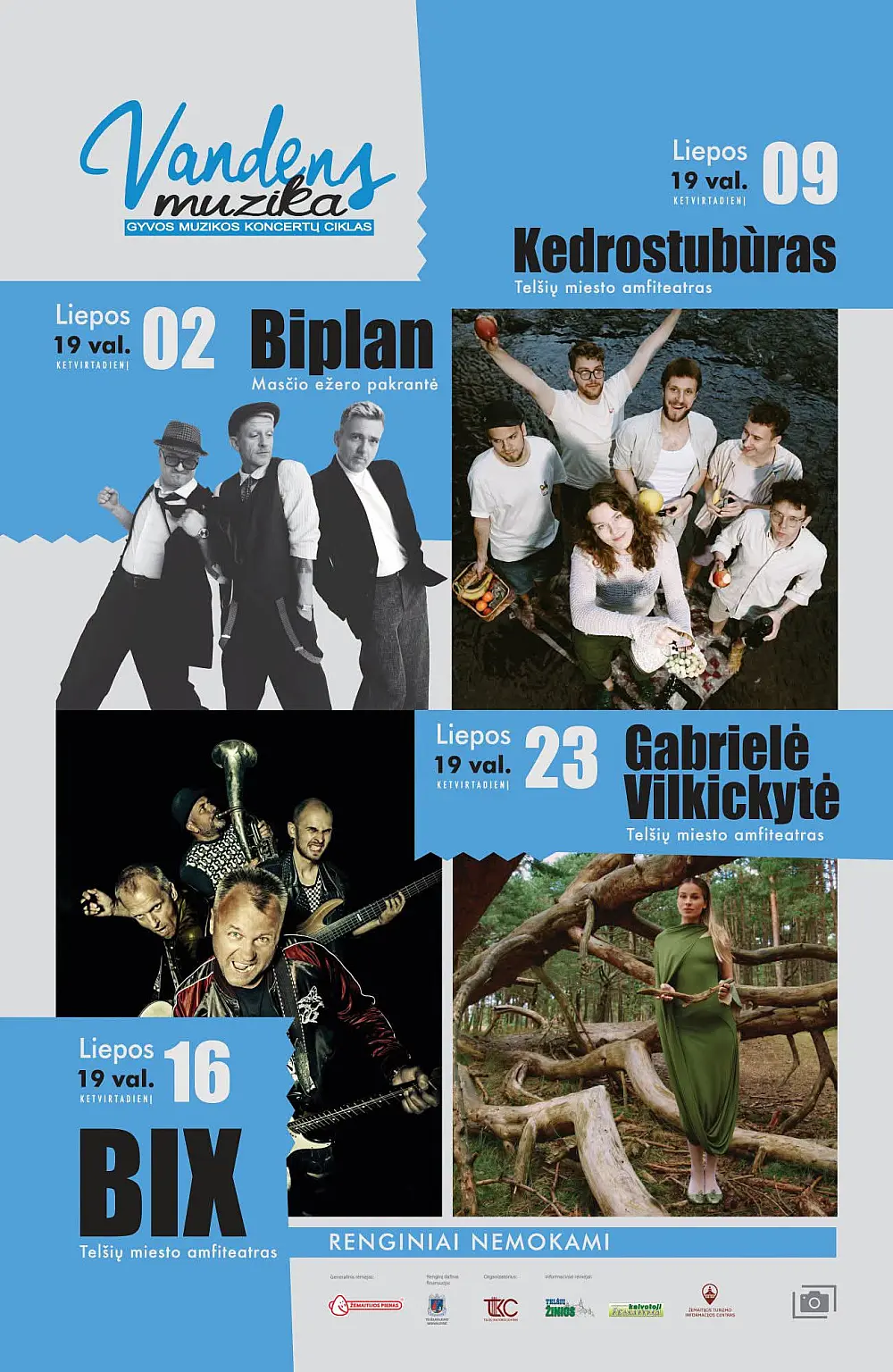 Vandens muzika Telšiuose