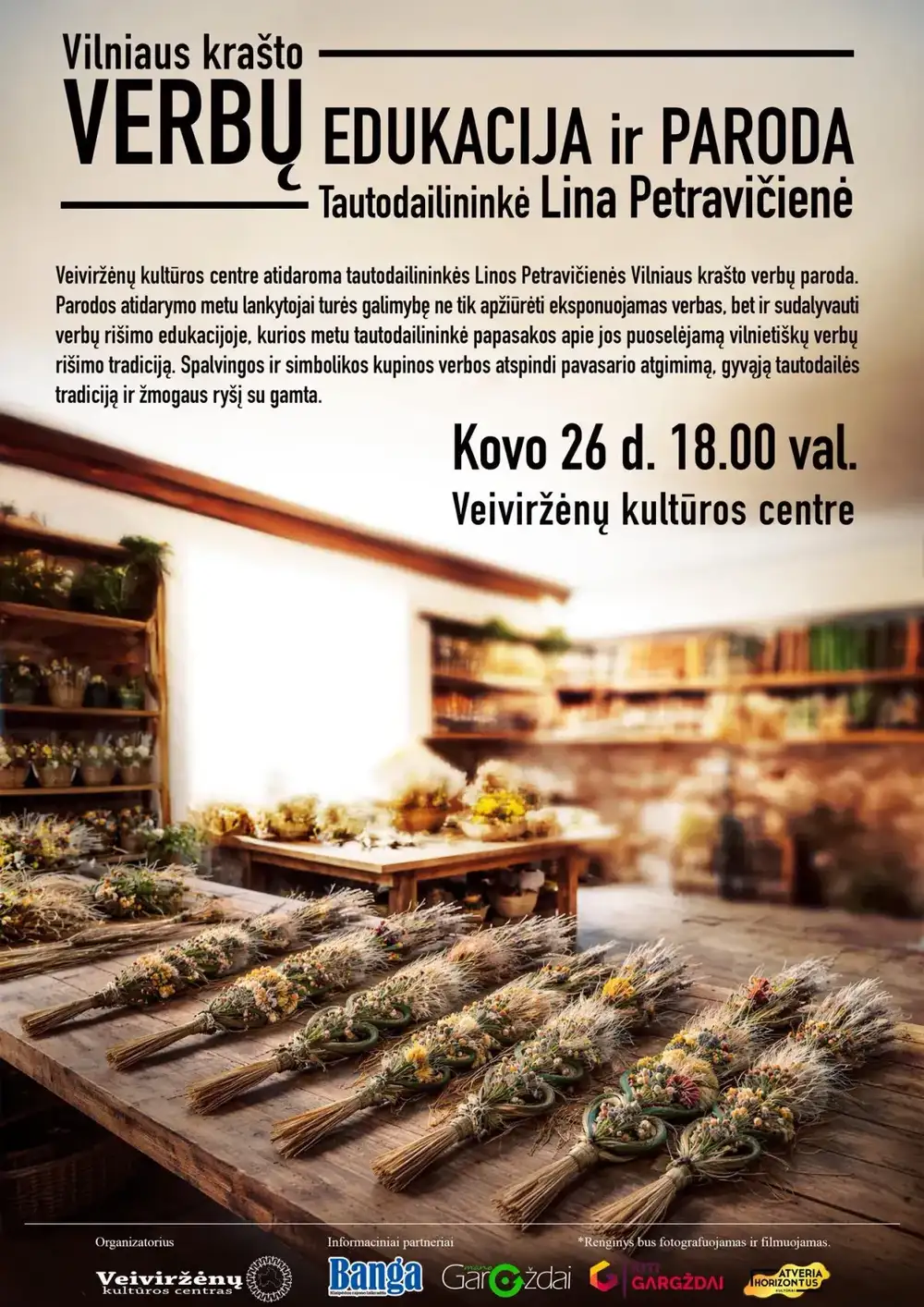 Verbų paroda ir edukacija