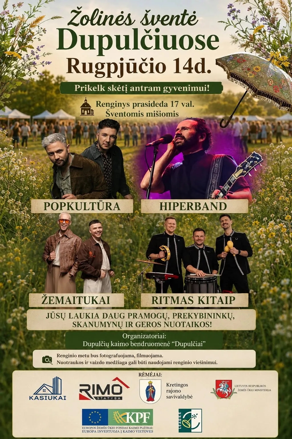 Žolinės šventė Dupulčiuose