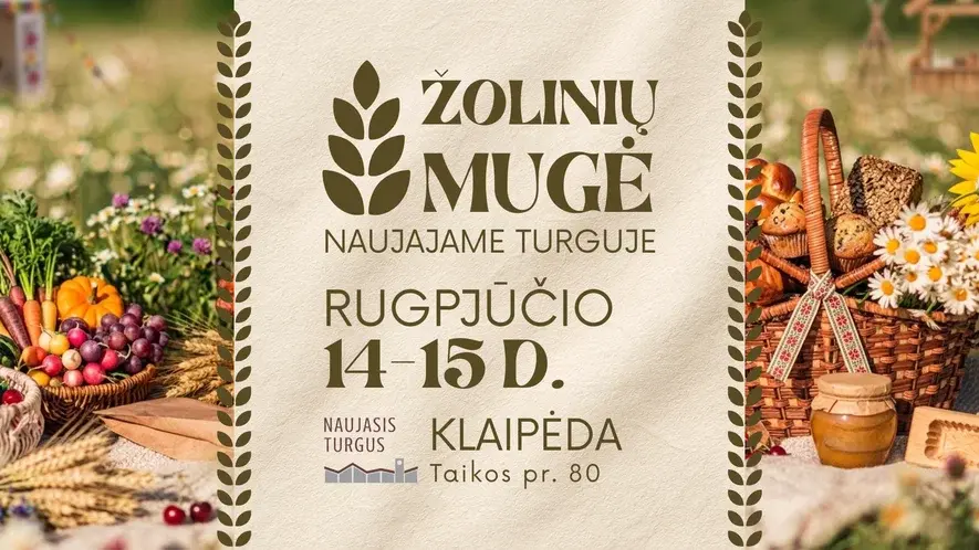 Žolinių mugė Naujajame turguje Klaipėdoje