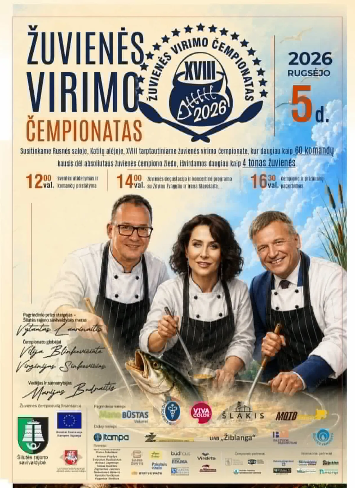 Žuvienės virimo čempionatas 2026 + PROGRAMA