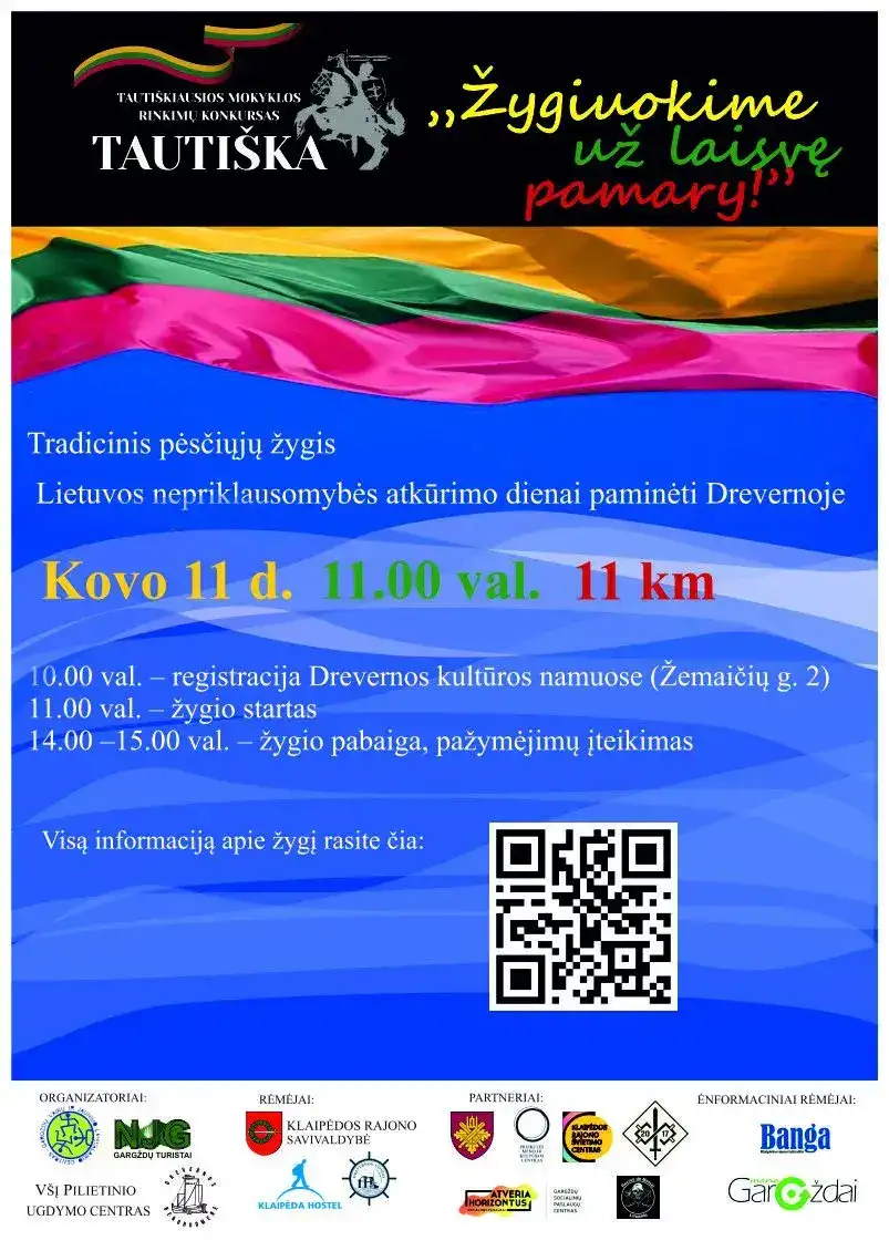 Žygiuokime už laisvę pamary!